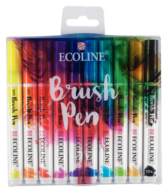 Ecoline Set avec 10 Brush Pens