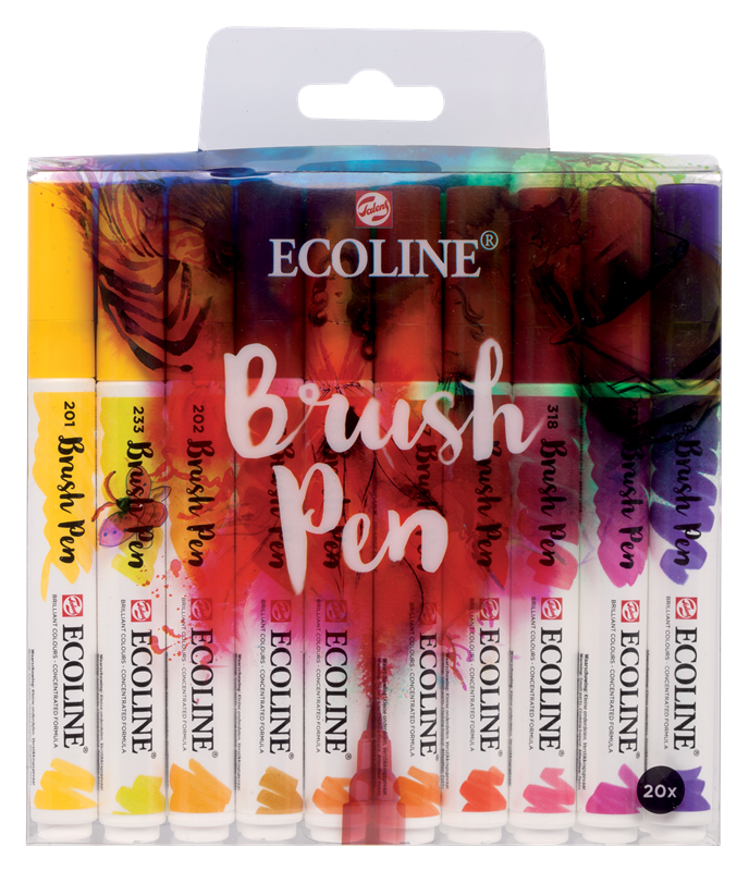 Ecoline Set van 20 Brush Pens