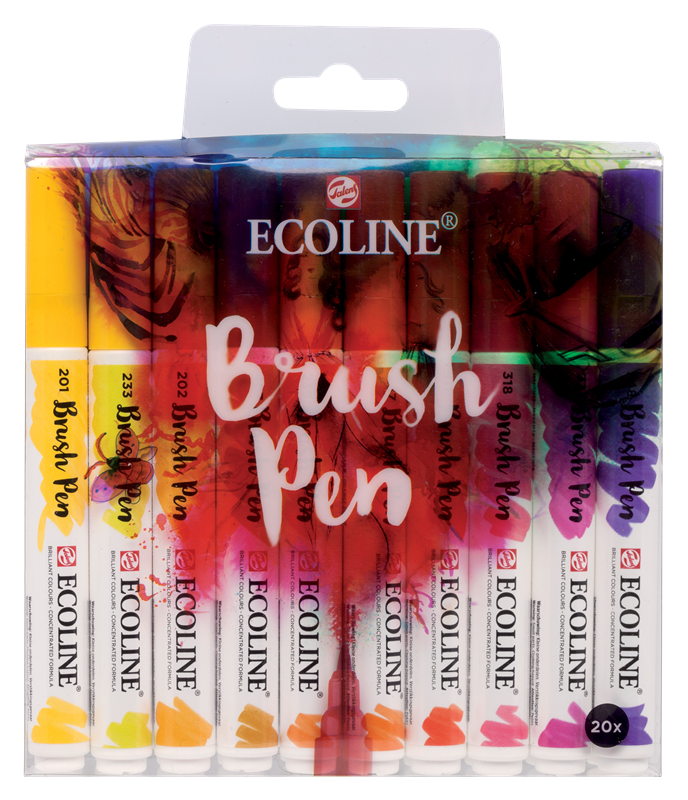 Ecoline Set avec 20 Brush Pens