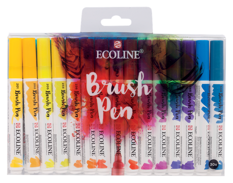 Ecoline Set van 30 Brush Pens