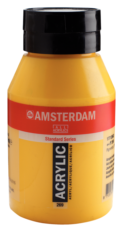 Amsterdam Standard Series Acrylverf Pot 1000 ml Azogeel Middel 269