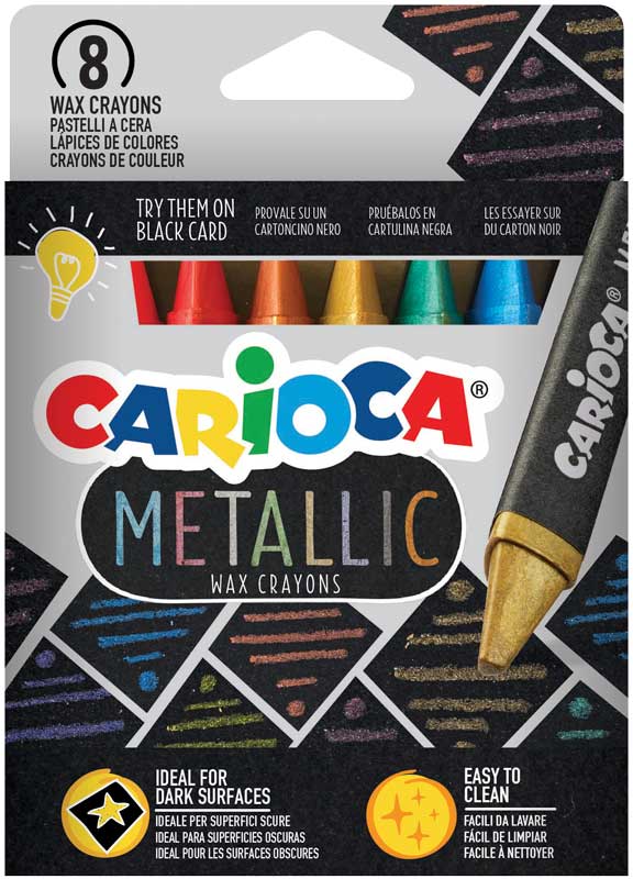 CARIOCA metallic crayons de cire
