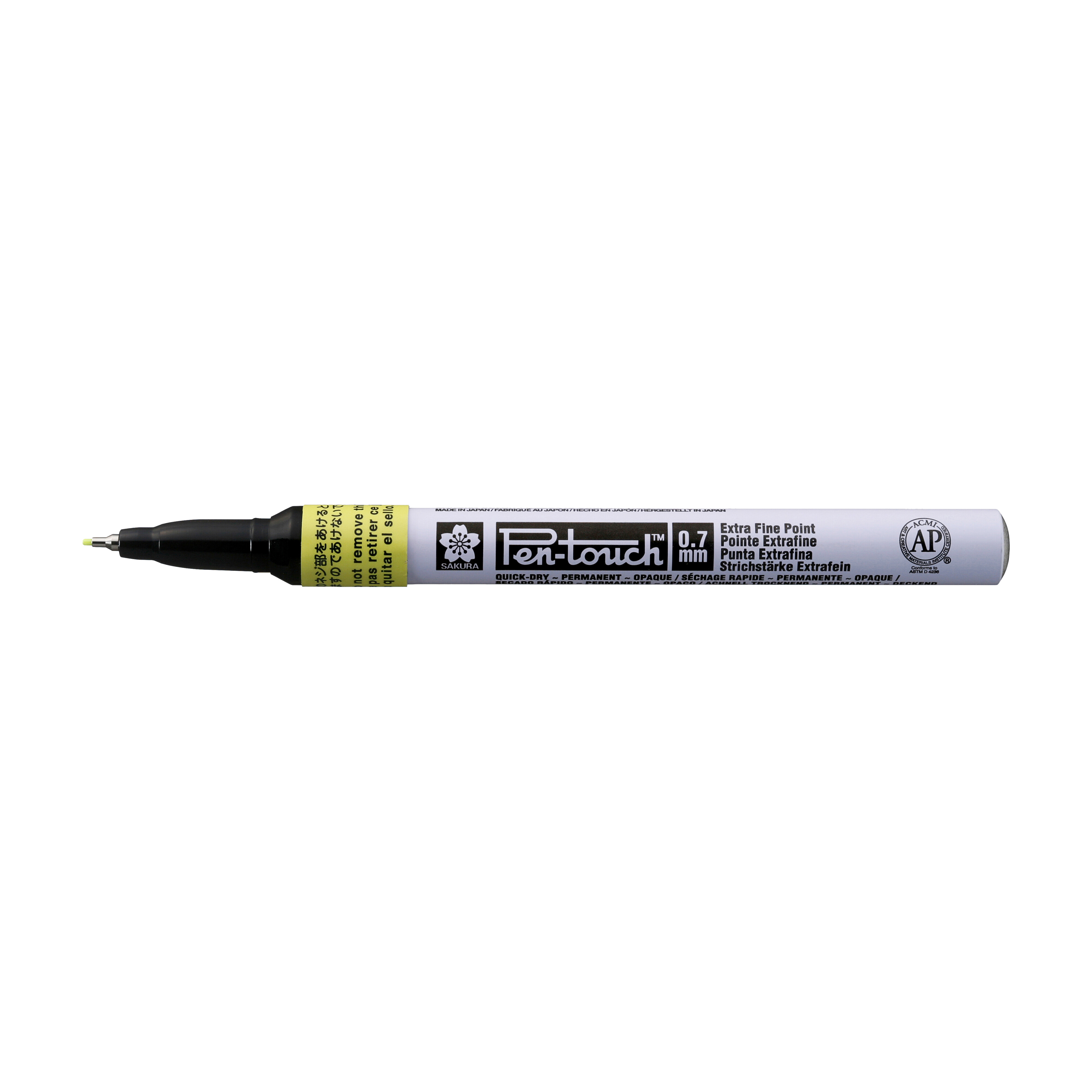 Sakura Pen-touch extra fin Jaune Fluorescent