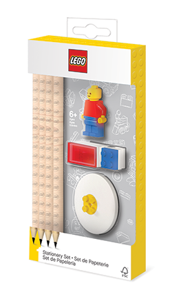 LEGO Blauwe Gel Pen met Minifig