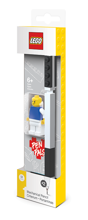 LEGO Pen Pals Zwarte Gel Pen met Minifig
