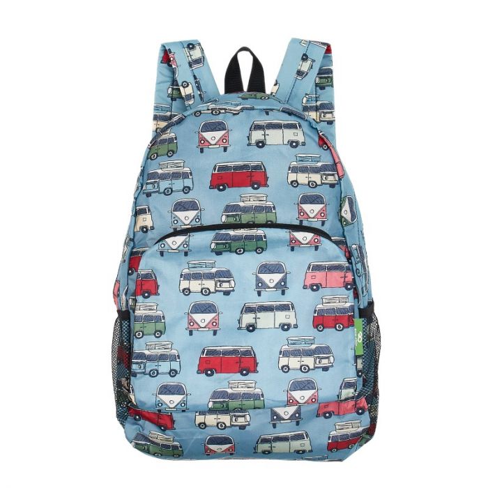 ECO CHIC Eco-Friendly backpack blue campervans