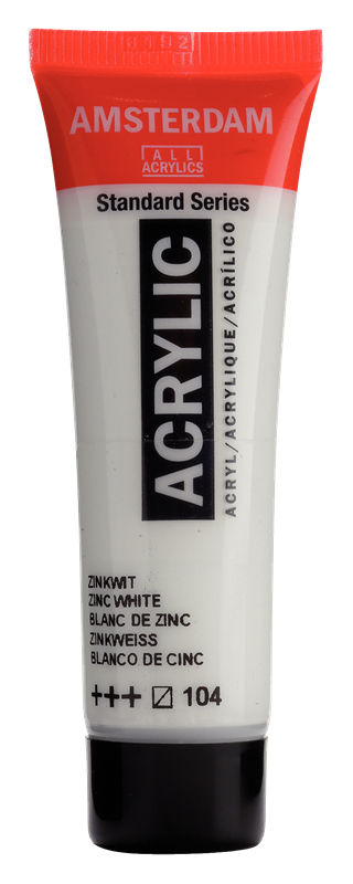 Amsterdam Standard Series Acrylverf Tube 20 ml Zinkwit 104