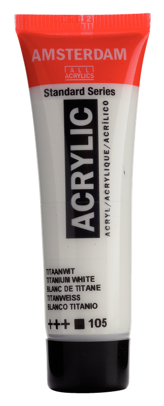 Amsterdam Standard Series Acrylverf Tube 20 ml Titaanwit 105