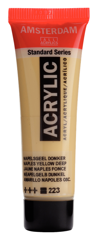 Amsterdam Standard Series Acrylverf Tube 20 ml Napelsgeel Donker 223
