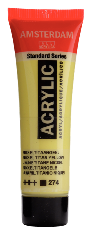 Amsterdam Standard Series Acrylverf Tube 20 ml Nikkeltitaangeel 274