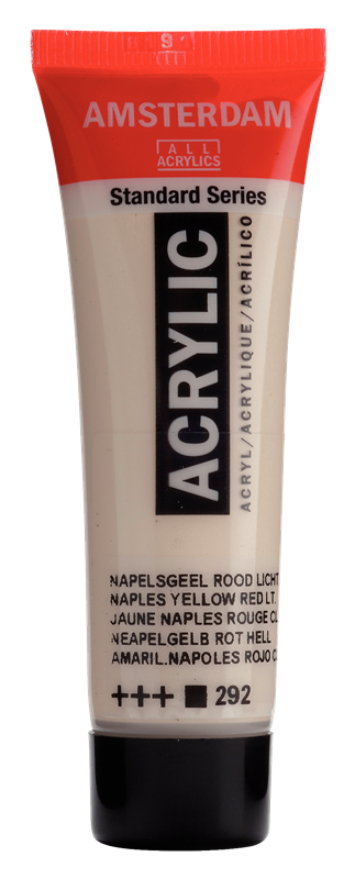 Amsterdam Standard Series Acrylverf Tube 20 ml Napelsgeel Rood Licht 292