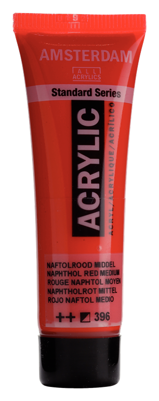Amsterdam Standard Series Acrylverf Tube 20 ml Naftolrood Middel 396
