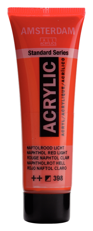 Amsterdam Standard Series Acrylique Tube 20 ml Rouge Naphtol Clair 398