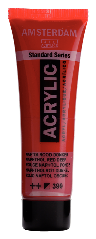 Amsterdam Standard Series Acrylverf Tube 20 ml Naftolrood Donker 399
