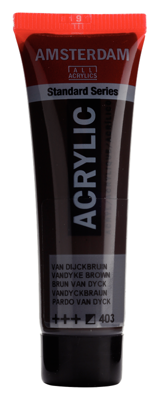 Amsterdam Standard Series Acrylique Tube 20 ml Brun Van Dyck 403