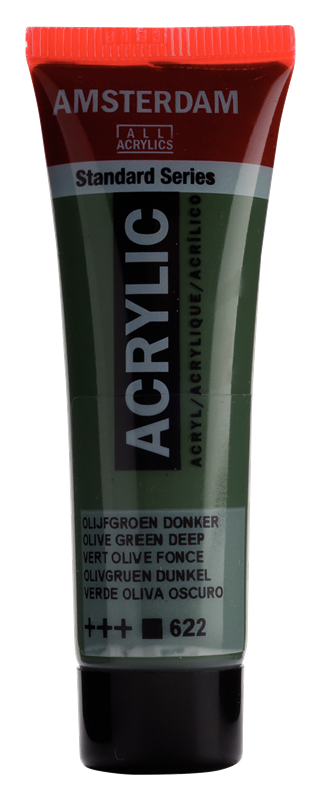 Amsterdam Standard Series Acrylverf Tube 20 ml Olijfgroen Donker 622
