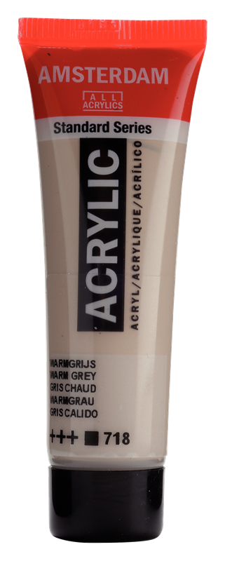 Amsterdam Standard Series Acrylverf Tube 20 ml Warmgrijs 718