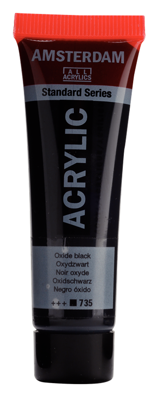 Amsterdam Standard Series Acrylverf Tube 20 ml Oxydzwart 735