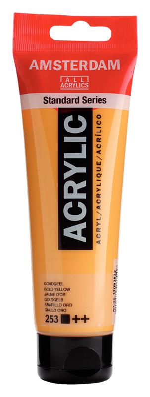 Amsterdam Standard Series Acrylverf Tube 120 ml Goudgeel 253