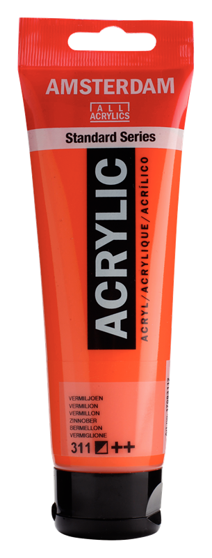 Amsterdam Standard Series Acrylverf Tube 120 ml Vermiljoen 311
