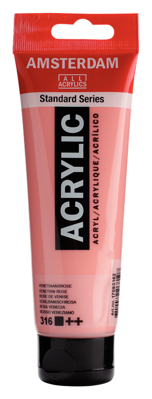Amsterdam Standard Series Acrylverf Tube 120 ml Venetiaansroze 316
