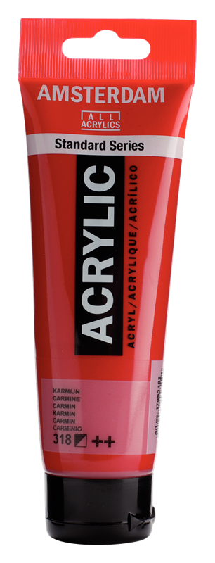 Amsterdam Standard Series Acrylverf Tube 120 ml Karmijn 318