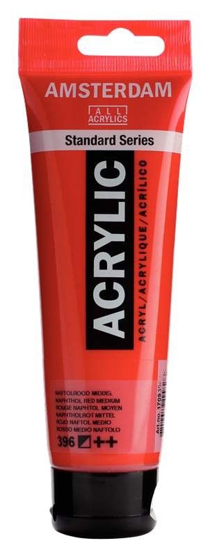 Amsterdam Standard Series Acrylverf Tube 120 ml Naftolrood Middel 396
