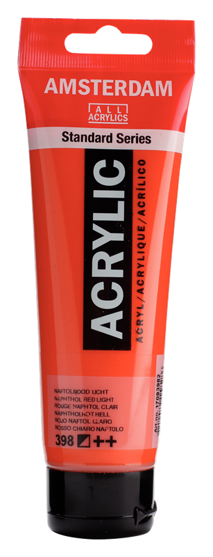 Amsterdam Standard Series Acrylique Tube 120 ml Rouge Naphtol Clair 398