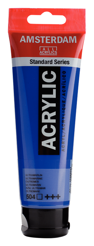 Amsterdam Standard Series Acrylverf Tube 120 ml Ultramarijn 504