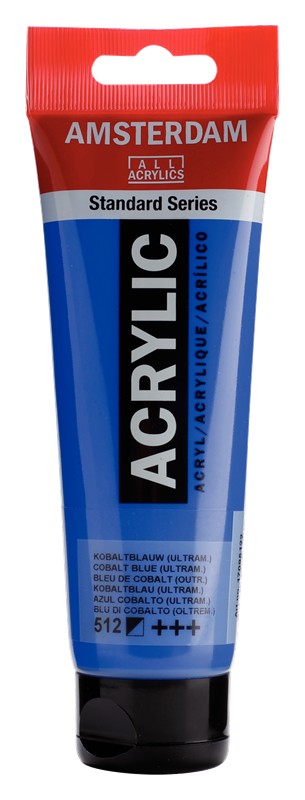 Amsterdam Standard Series Acrylverf Tube 120 ml Kobaltblauw (Ultramarijn) 512