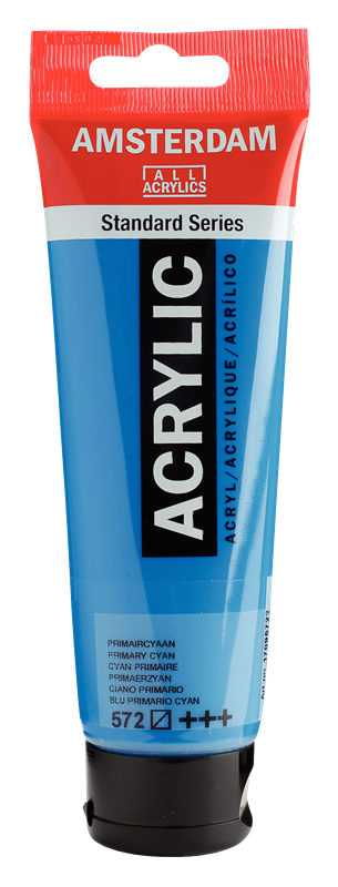 Amsterdam Standard Series Acrylverf Tube 120 ml Primaircyaan 572