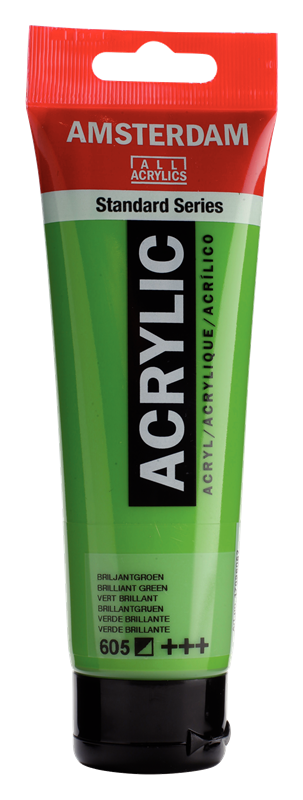 Amsterdam Standard Series Acrylverf Tube 120 ml Briljantgroen 605