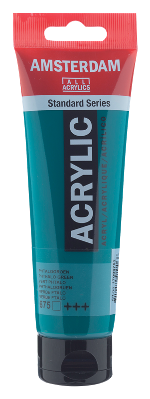 Amsterdam Standard Series Acrylverf Tube 120 ml Phtalogroen 675