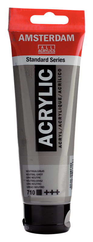 Amsterdam Standard Series Acrylverf Tube 120 ml Neutraalgrijs 710