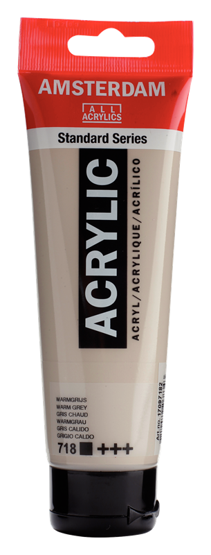 Amsterdam Standard Series Acrylverf Tube 120 ml Warmgrijs 718