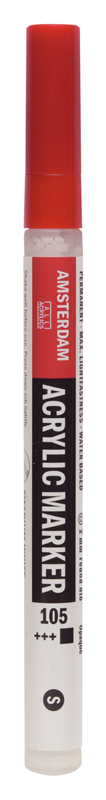 Amsterdam Acrylic Marker 2 mm Titaanwit 105