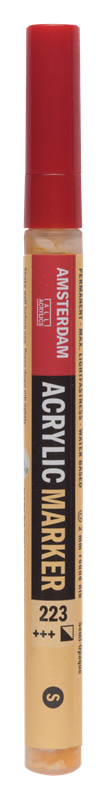 Amsterdam Marqueur Acrylique 2 mm Jaune de Naples Foncé 223