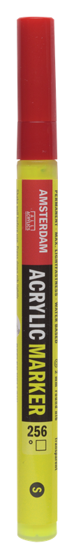 Amsterdam Marqueur Acrylique 2 mm Jaune Reflex 256
