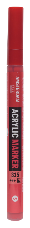 Amsterdam Marqueur Acrylique 2 mm Rouge Pyrrole 315