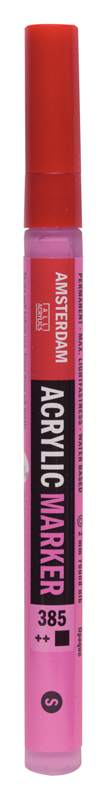Amsterdam Marqueur Acrylique 2 mm Rose Quinacridone Clair 385