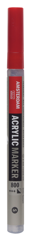 Amsterdam Acrylic Marker 2 mm Zilver 800