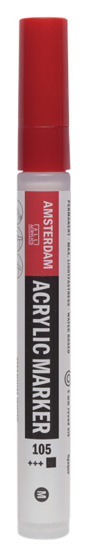 Amsterdam Marqueur Acrylique 4 mm Blanc de Titane 105