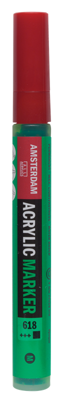 Amsterdam Marqueur Acrylique 4 mm Vert Permanent Clair 618