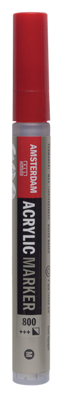 Amsterdam Marqueur Acrylique 4 mm Argent 800