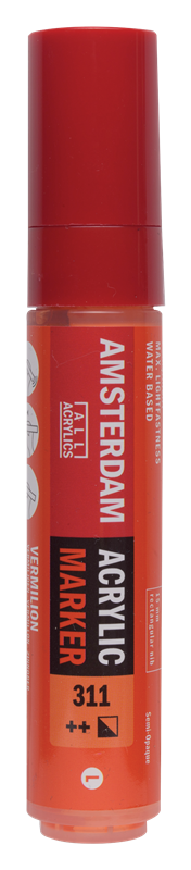 Amsterdam Acrylic Marker 15 mm Vermiljoen 311