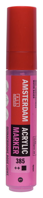 Amsterdam Acrylic Marker 15 mm Quinacridoneroze Licht 385