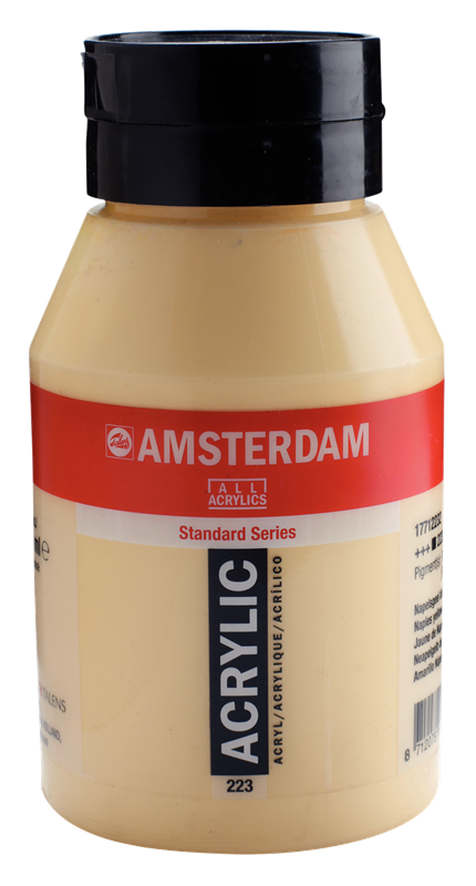 Amsterdam Standard Series Acrylique Pot 1000 ml Jaune de Naples Foncé 223