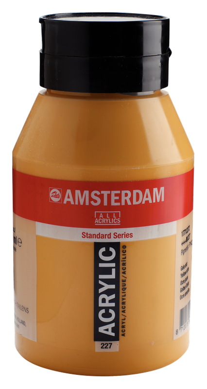 Amsterdam Standard Series Acrylverf Pot 1000 ml Gele Oker 227
