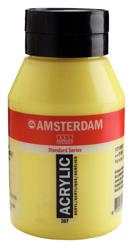 Amsterdam Standard Series Acrylverf Pot 1000 ml Azogeel Citroen 267