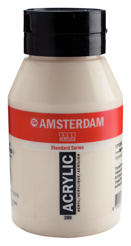 Amsterdam Standard Series Acrylverf Pot 1000 ml Titaanbuff Licht 289